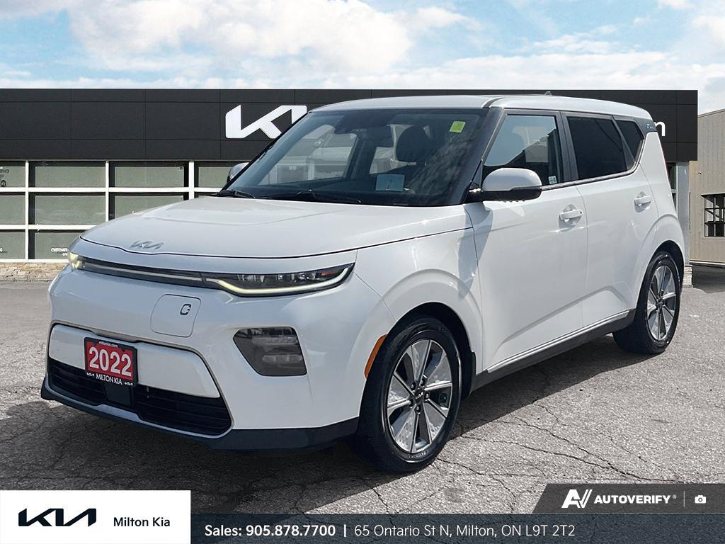 White 2022 Kia Soul EV Limited FWD SUV / Crossover 1-Speed Automatic