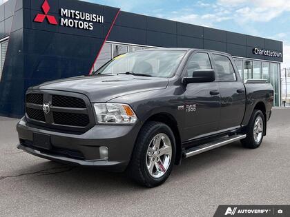Gray 2017 RAM 1500 Express Crew Cab 4WD Pickup Truck Four-Wheel Drive