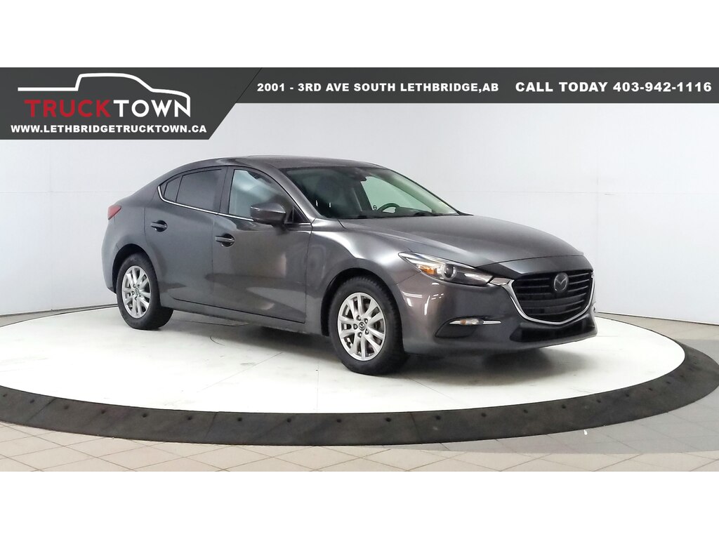 Gray (Machine Grey Metallic) 2018 Mazda MAZDA3 GS Sedan