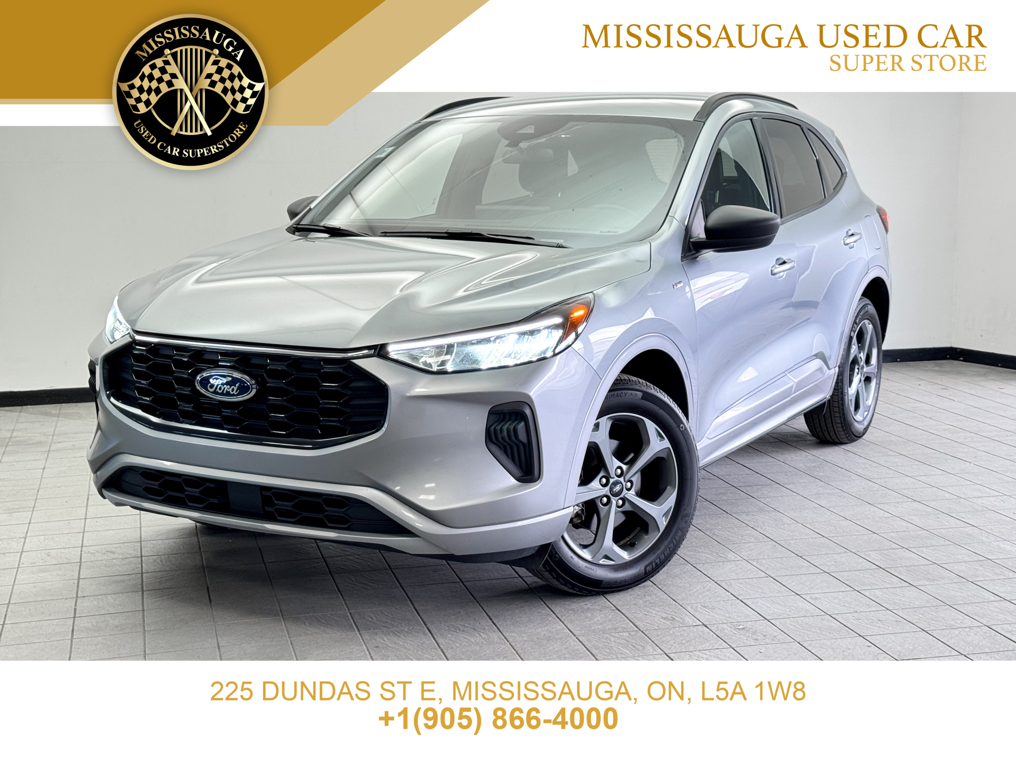 Gray 2024 Ford Escape ST-Line AWD SUV / Crossover All-Wheel Drive Automatic