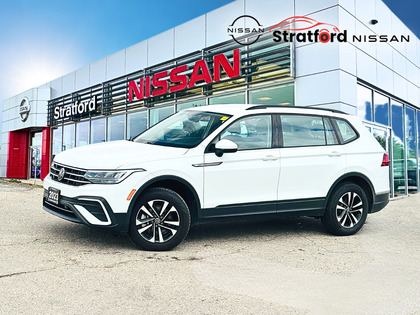 White 2023 Volkswagen Tiguan Trendline 4Motion SUV / Crossover Automatic