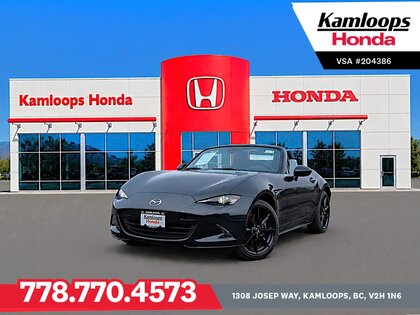 Black 2022 Mazda MX-5 GS RWD Convertible Manual