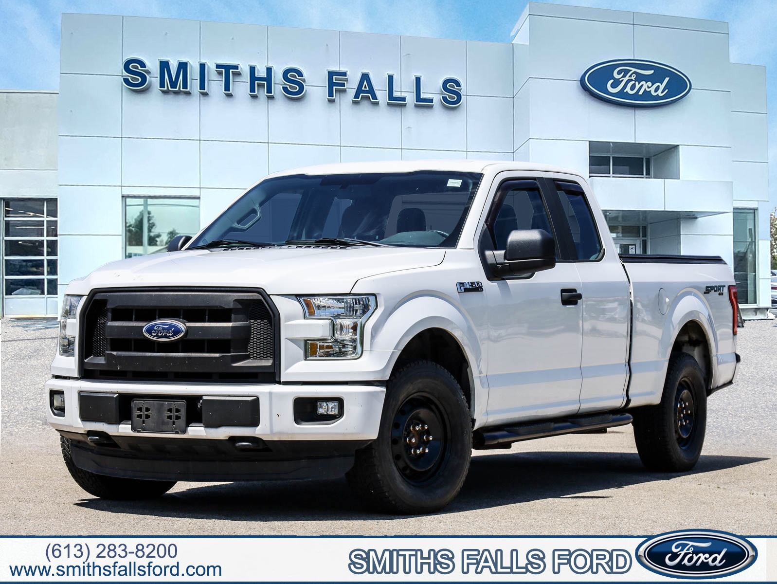 White 2015 Ford F-150 Pickup Truck 6-Speed Automatic