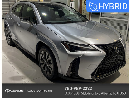 Silver 2025 Lexus UX Hybrid 300h F Sport Design AWD SUV / Crossover All-Wheel Drive Continuously Variable Transmission