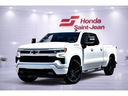 White 2024 Chevrolet Silverado 1500 RST Crew Cab 4WD Pickup Truck Four-Wheel Drive