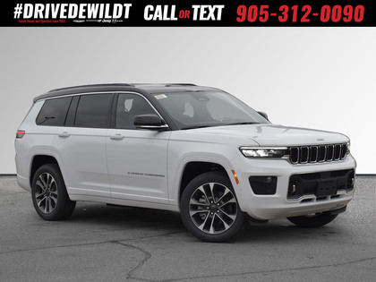 White 2025 Jeep Grand Cherokee L Overland 4WD SUV / Crossover Four-Wheel Drive 8-Speed Automatic