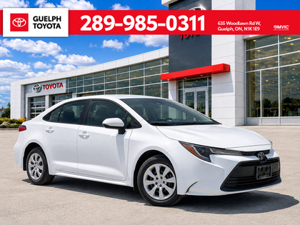 White 2024 Toyota Corolla LE FWD Sedan Front-Wheel Drive Automatic