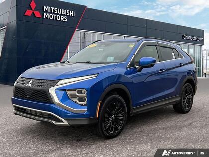 Blue 2022 Mitsubishi Eclipse Cross SEL S-AWC AWD SUV / Crossover All-Wheel Drive Continuously Variable Transmission