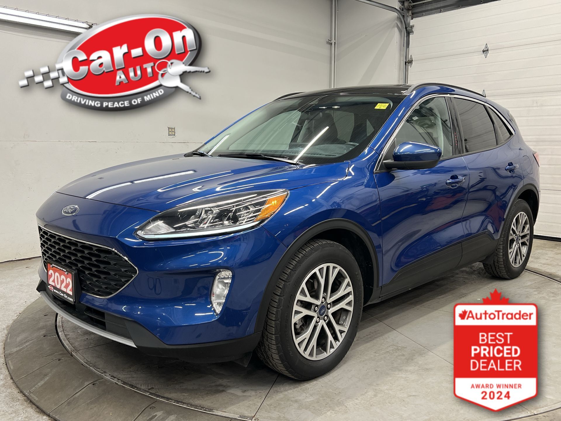 Blue 2022 Ford Escape SEL AWD SUV / Crossover All-Wheel Drive Automatic