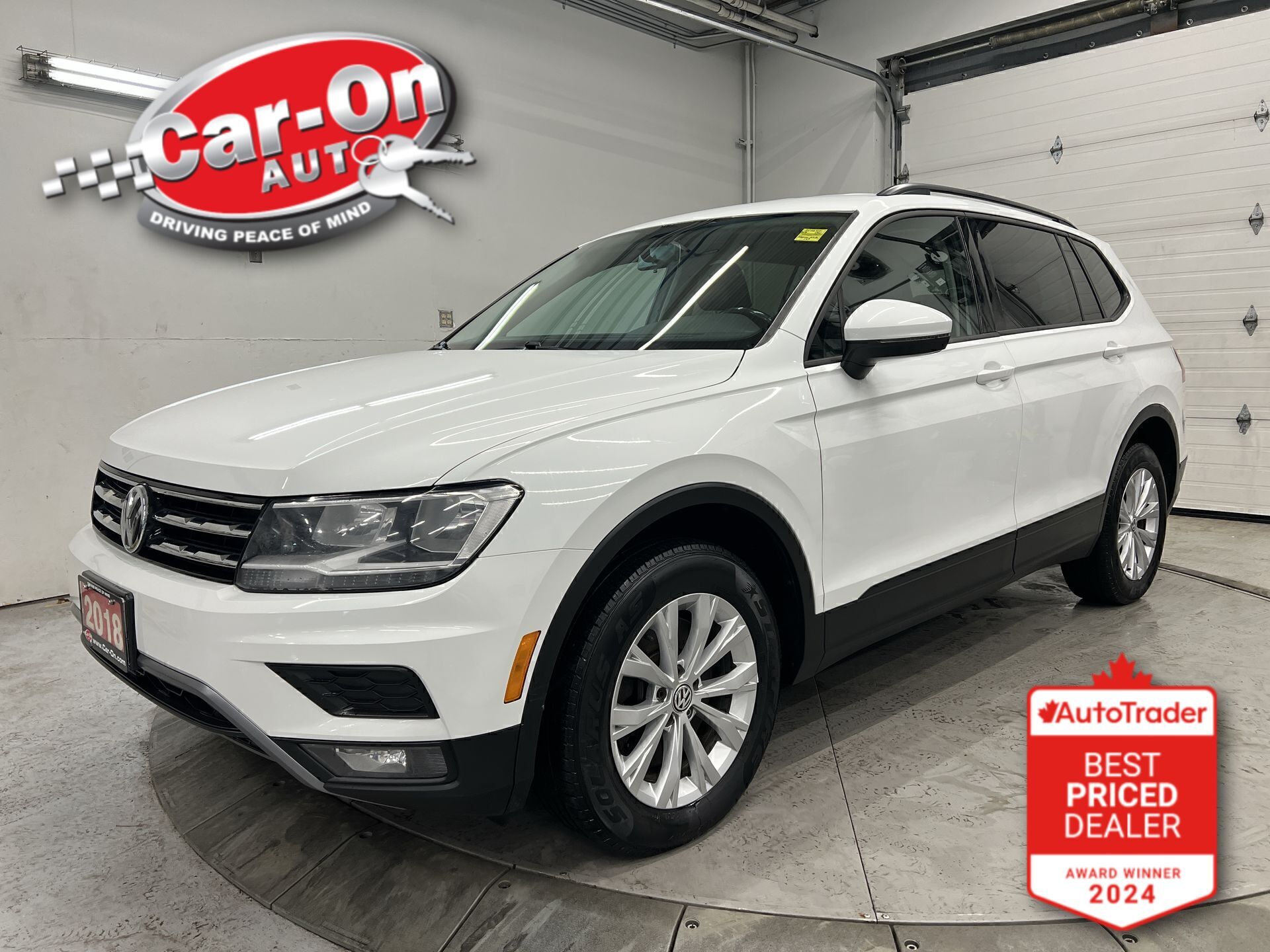 White 2018 Volkswagen Tiguan Trendline 4Motion SUV / Crossover Automatic
