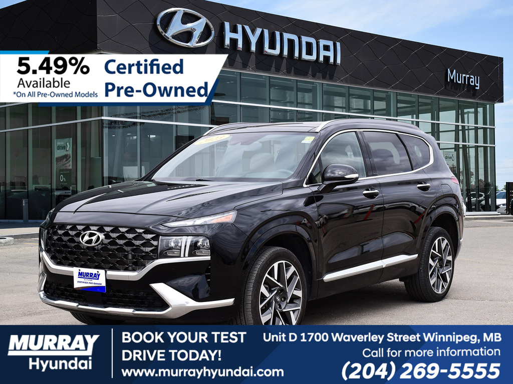 Twilight Black 2023 Hyundai Santa Fe Ultimate Calligraphy AWD SUV / Crossover 8-Speed Automatic