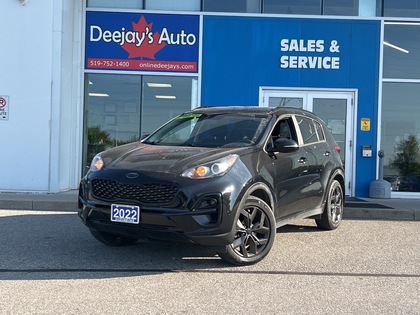 Black 2022 Kia Sportage LX Nightsky Edition AWD SUV / Crossover 6-Speed Automatic
