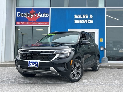 Black 2024 Kia Seltos EX AWD SUV / Crossover All-Wheel Drive Automatic