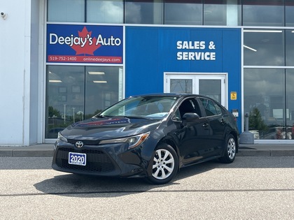 Black 2020 Toyota Corolla LE FWD Sedan Front-Wheel Drive Continuously Variable Transmission
