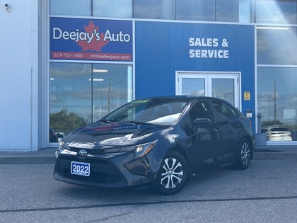 Black 2022 Toyota Corolla Hybrid FWD Sedan Continuously Variable Transmission