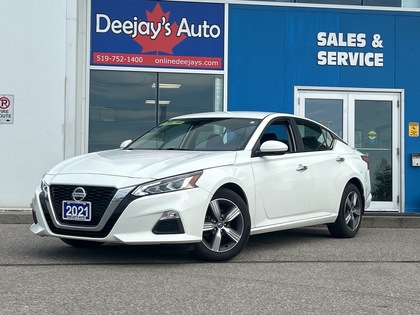 White 2021 Nissan Altima 2.5 SE AWD Sedan Continuously Variable Transmission