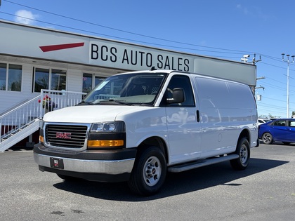 White 2023 GMC Savana Cargo 2500 RWD Van Rear-Wheel Drive Automatic