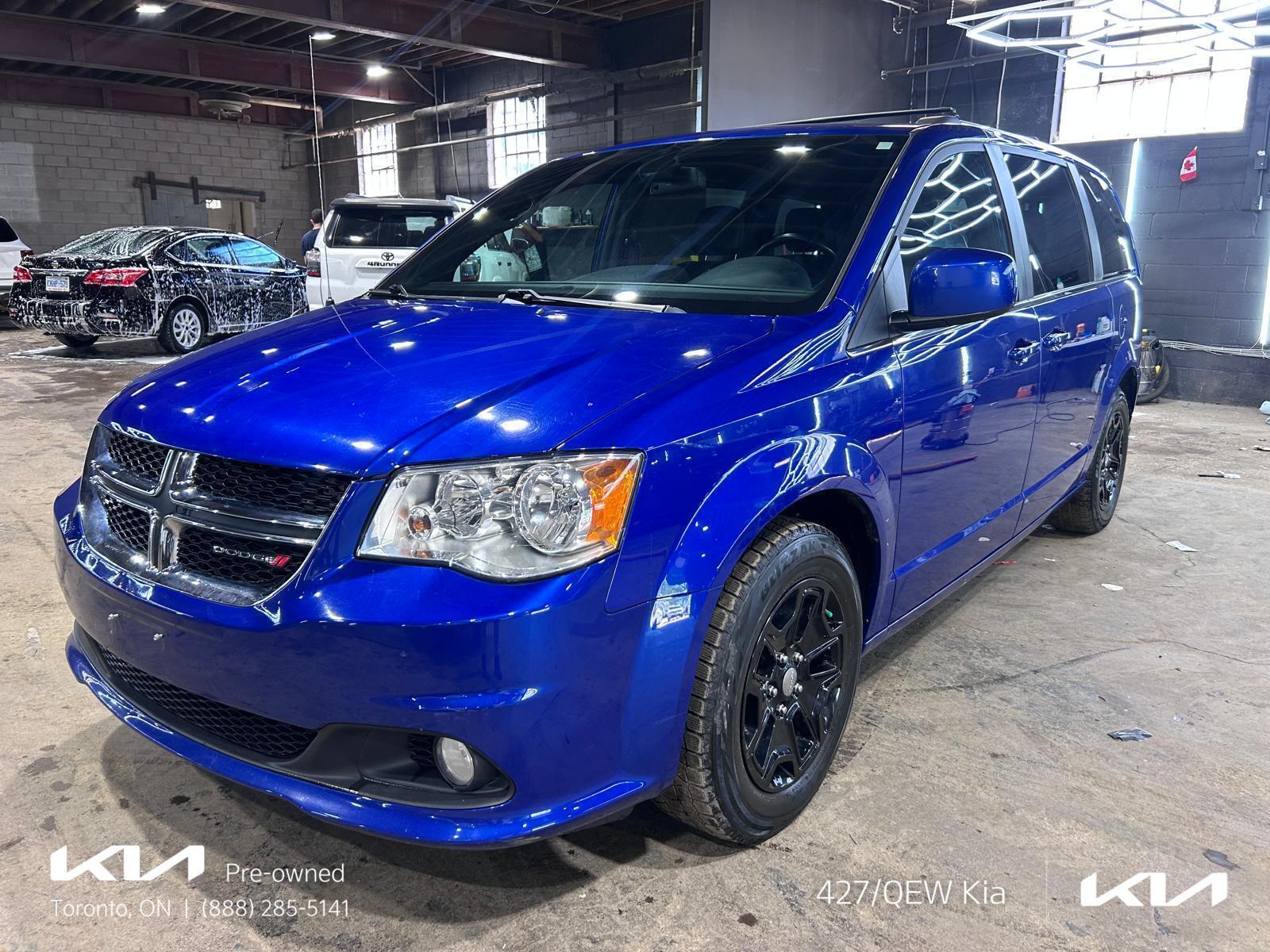 Blue 2020 Dodge Grand Caravan Premium Plus FWD Minivan Automatic