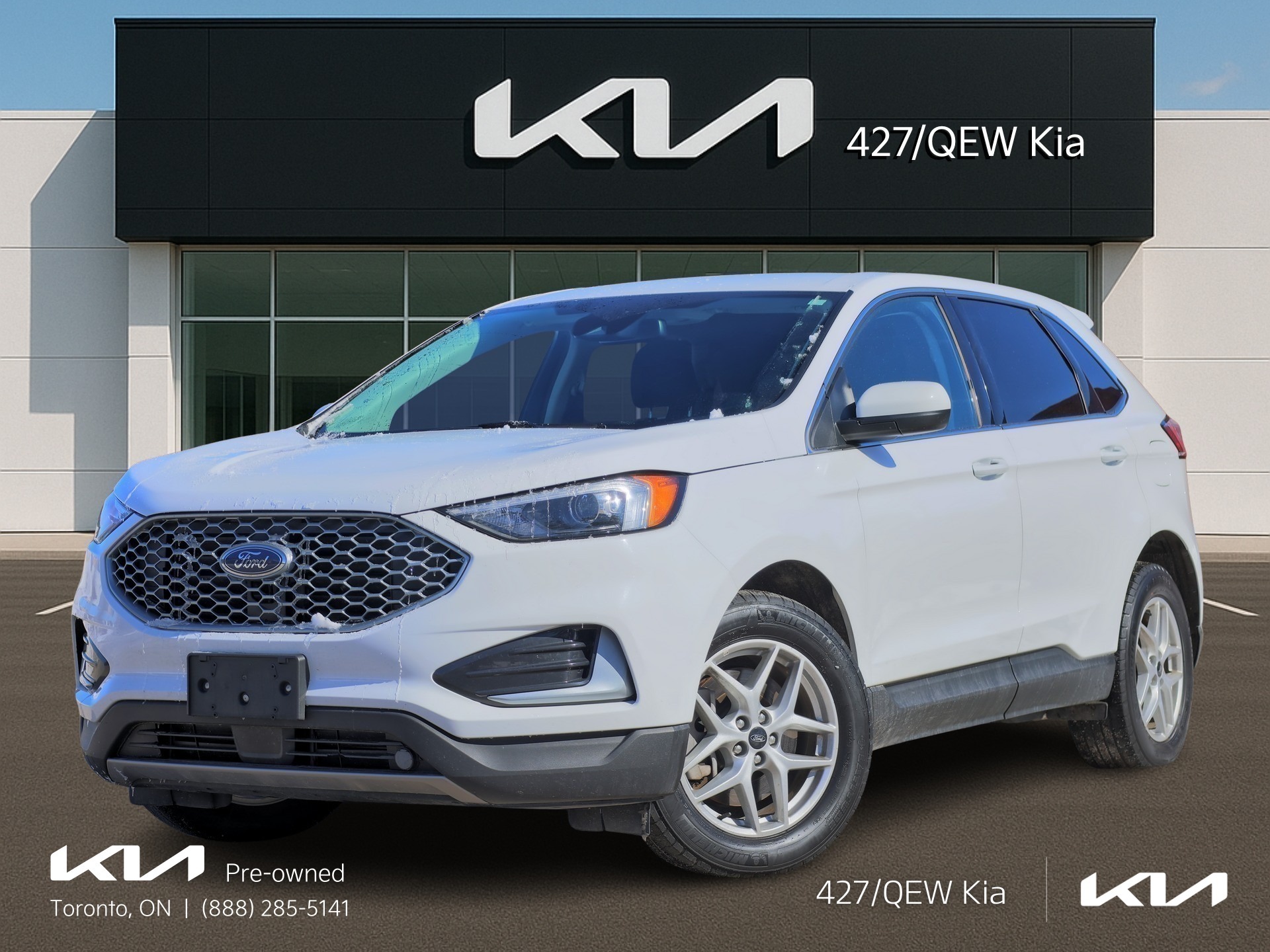 White 2023 Ford Edge SEL AWD SUV / Crossover All-Wheel Drive 8-Speed Automatic