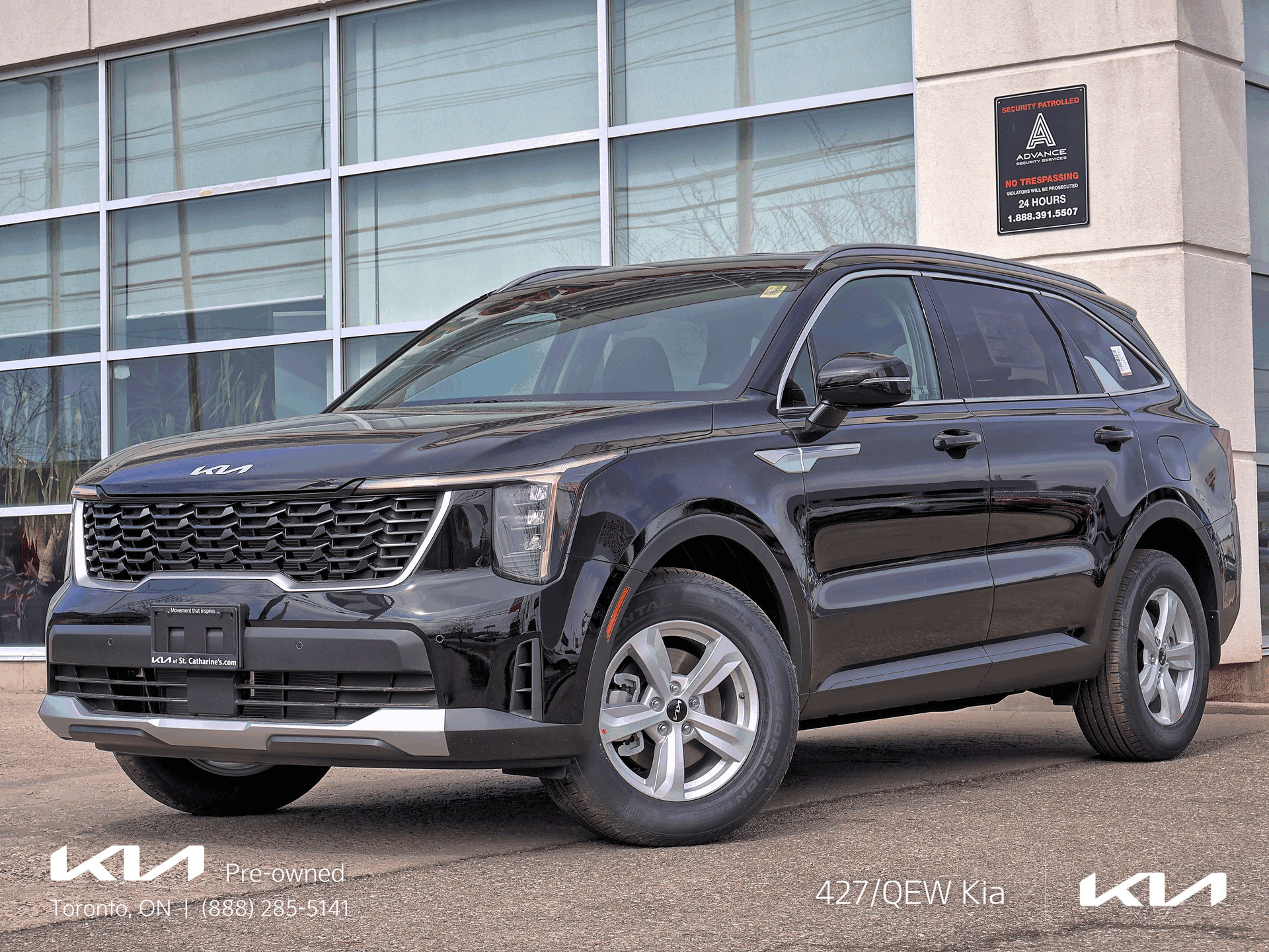 Black 2025 Kia Sorento LX AWD SUV / Crossover 8-Speed Automatic