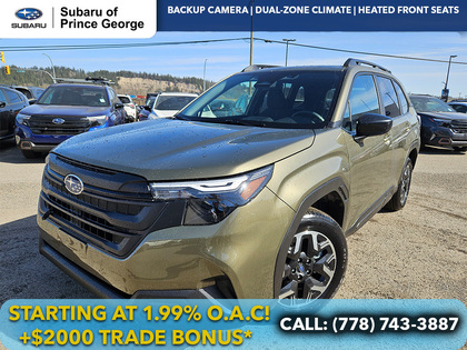 Green 2026 Subaru Forester Convenience Crossover AWD SUV / Crossover Continuously Variable Transmission
