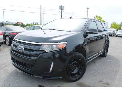 Black 2014 Ford Edge Sport AWD SUV / Crossover All-Wheel Drive Automatic