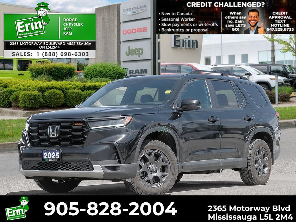 Black 2025 Honda Pilot TrailSport AWD SUV / Crossover All-Wheel Drive