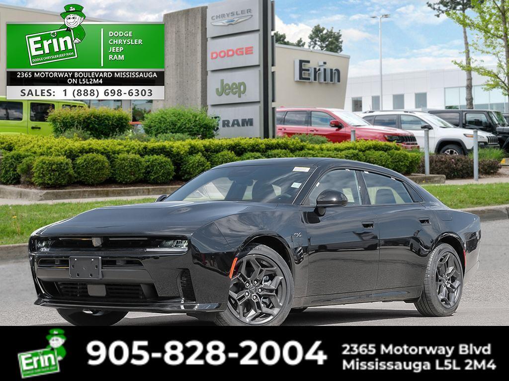 Black 2026 Dodge Charger R/T Sedan AWD Sedan All-Wheel Drive 8-Speed Automatic