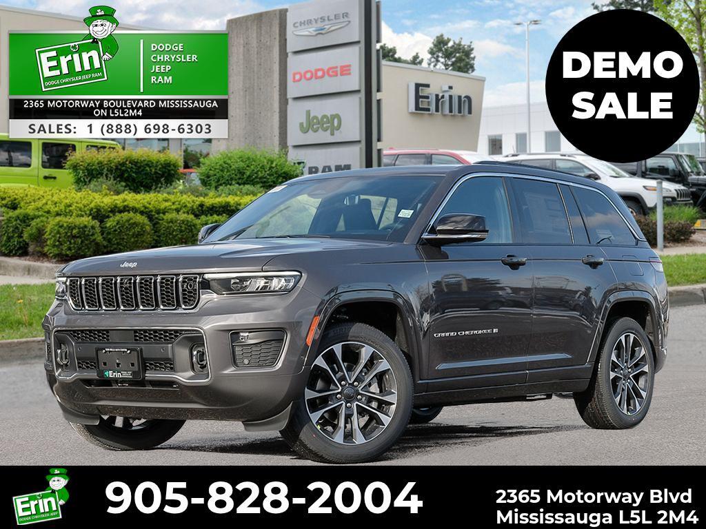 Gray 2025 Jeep Grand Cherokee Overland 4WD SUV / Crossover Four-Wheel Drive 8-Speed Automatic