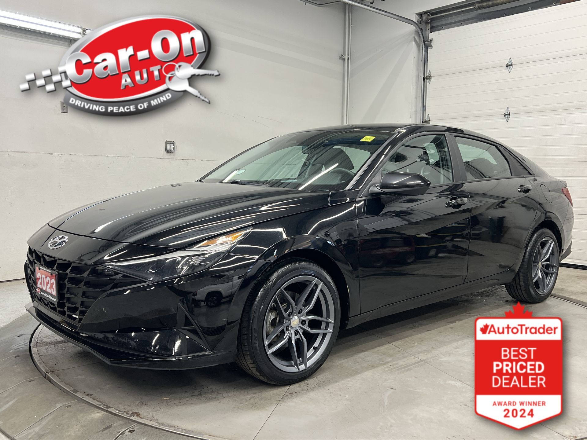 Black 2023 Hyundai Elantra Essential FWD Sedan Automatic