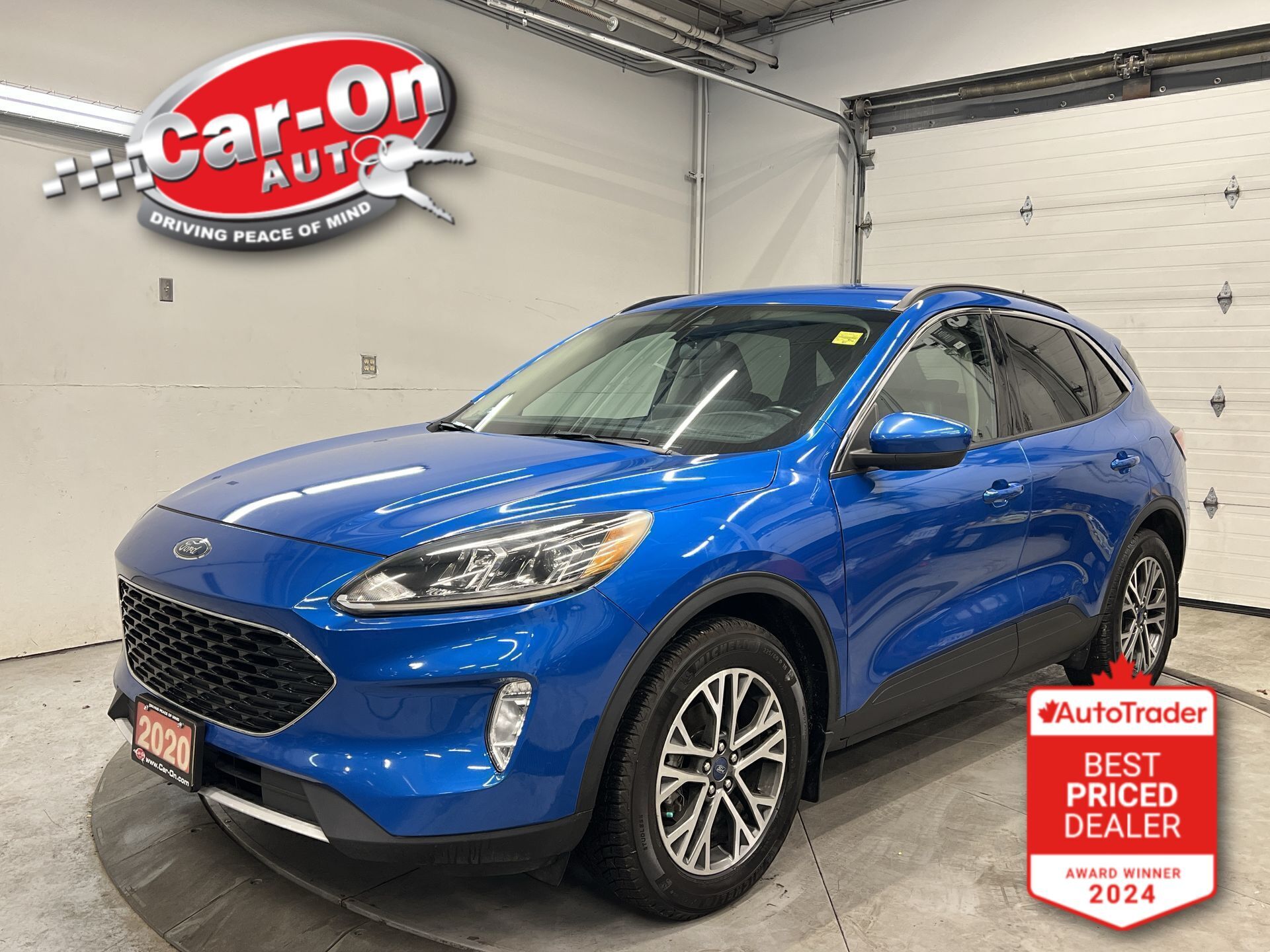 Blue 2020 Ford Escape SEL AWD SUV / Crossover All-Wheel Drive Automatic