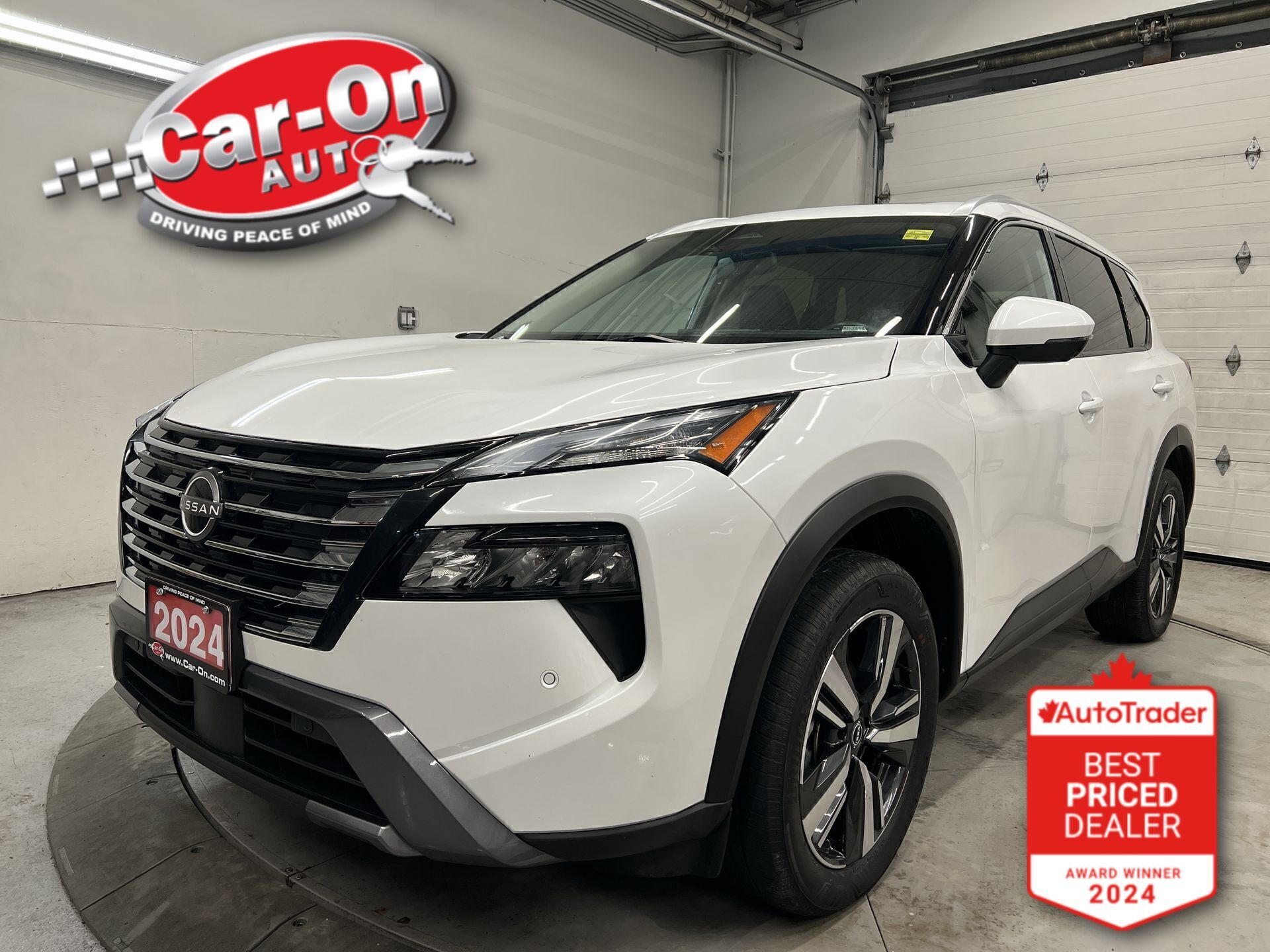 White 2024 Nissan Rogue SL AWD SUV / Crossover All-Wheel Drive Automatic