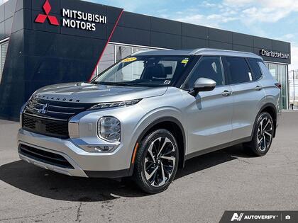 Silver 2023 Mitsubishi Outlander SEL S-AWC SUV / Crossover All-Wheel Drive Continuously Variable Transmission