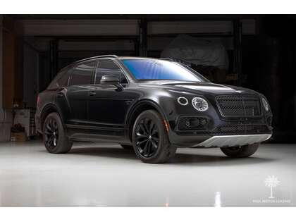 Black 2017 Bentley Bentayga W12 AWD SUV / Crossover All-Wheel Drive Automatic