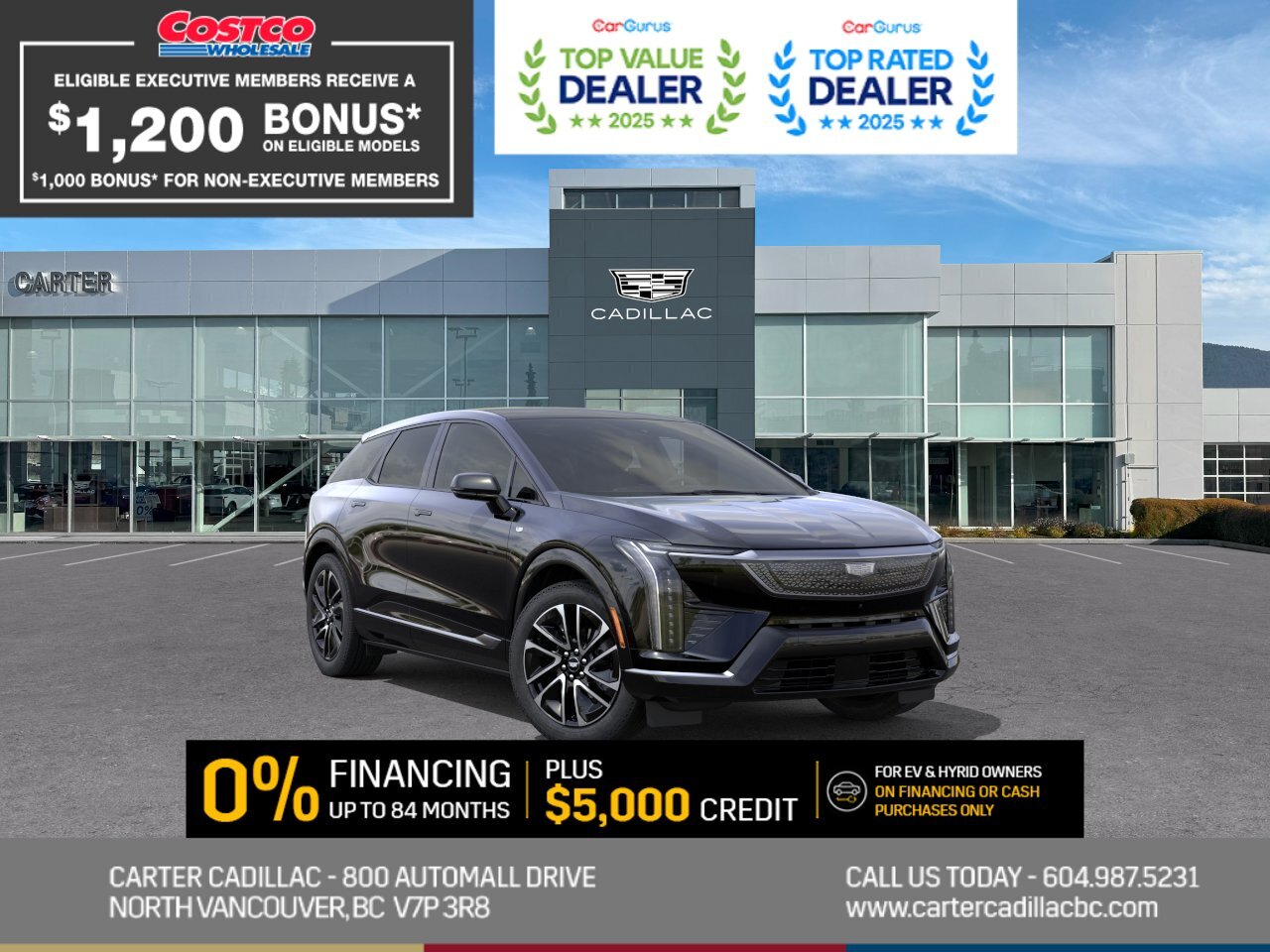 Black 2026 Cadillac OPTIQ Premium Sport RWD SUV / Crossover Rear-Wheel Drive Automatic
