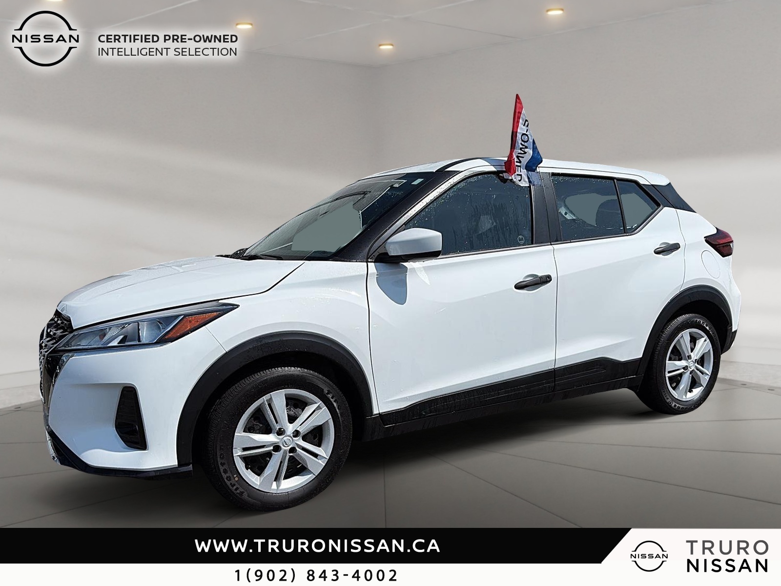 White 2024 Nissan Kicks S FWD SUV / Crossover Front-Wheel Drive Continuously Variable Transmission