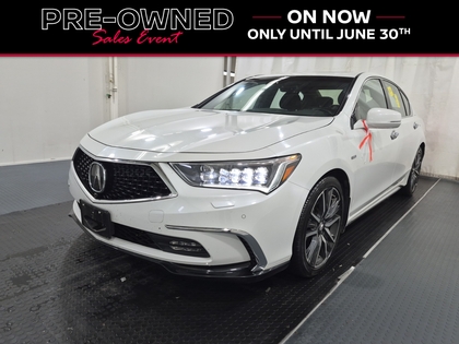 White 2020 Acura RLX FWD with Technology Package Sedan Front-Wheel Drive Automatic