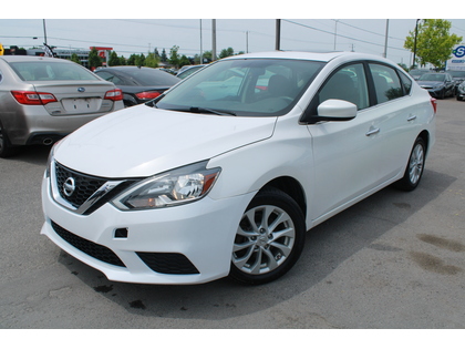 White 2017 Nissan Sentra SV Sedan Front-Wheel Drive Automatic