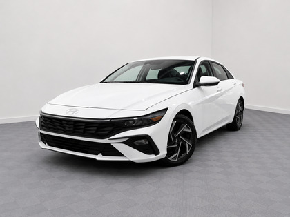 White 2025 Hyundai Elantra Preferred FWD Sedan Continuously Variable Transmission