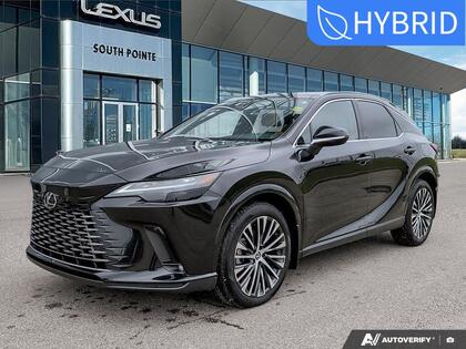 Black 2025 Lexus RX Hybrid 350h Luxury AWD SUV / Crossover All-Wheel Drive Continuously Variable Transmission