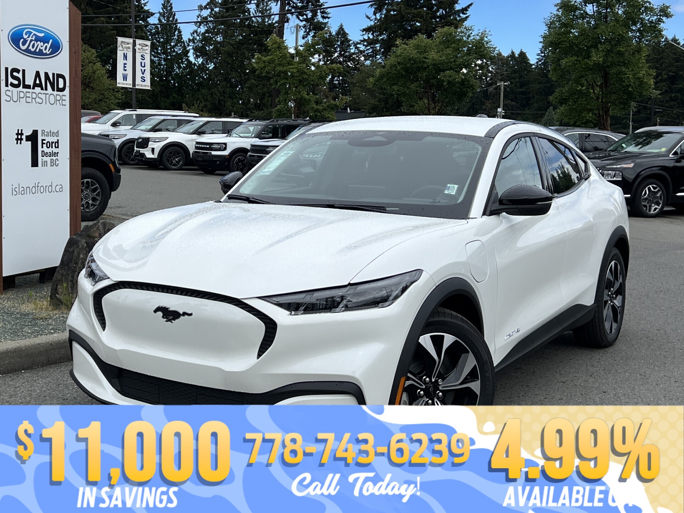 White 2026 Ford Mustang Mach-E Select AWD SUV / Crossover All-Wheel Drive 1-Speed Automatic