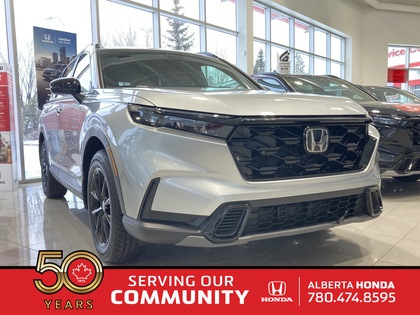 Silver 2026 Honda CR-V Hybrid Sport AWD SUV / Crossover All-Wheel Drive Continuously Variable Transmission