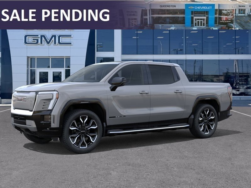 Gray 2026 GMC Sierra EV Denali Crew Cab (Max Range) e4WD Pickup Truck All-Wheel Drive 1-Speed Automatic