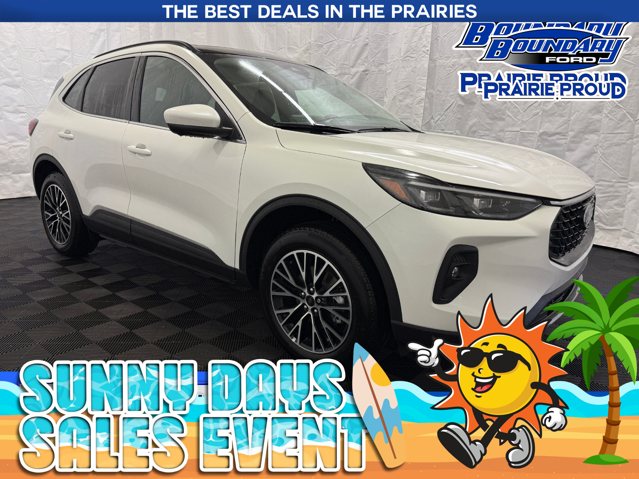 White 2025 Ford Escape Hybrid Plug-in FWD SUV / Crossover Front-Wheel Drive Continuously Variable Transmission