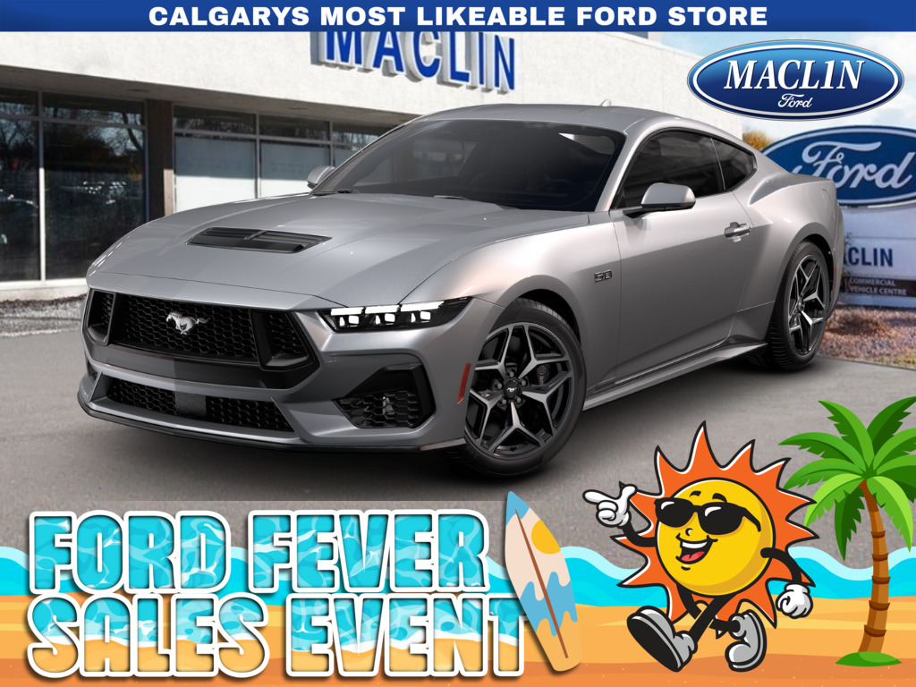 Silver 2026 Ford Mustang GT Premium Fastback RWD Coupe Rear-Wheel Drive Automatic
