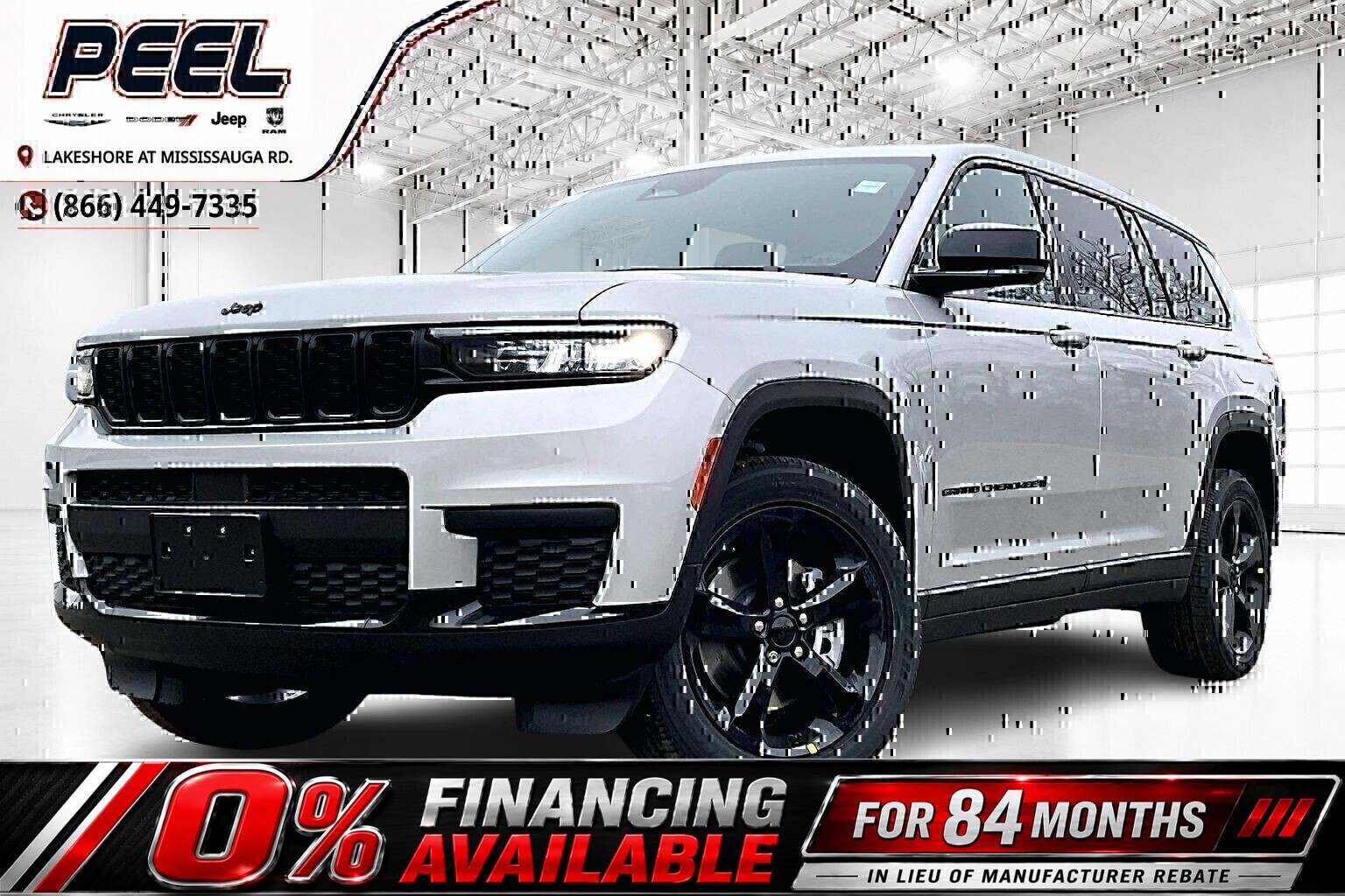 Silver 2025 Jeep Grand Cherokee L Altitude 4WD SUV / Crossover Four-Wheel Drive 8-Speed Automatic
