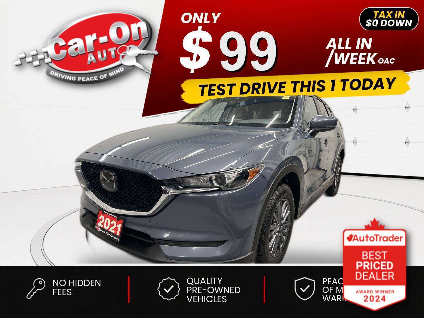 Blue 2021 Mazda CX-5 SUV / Crossover Automatic
