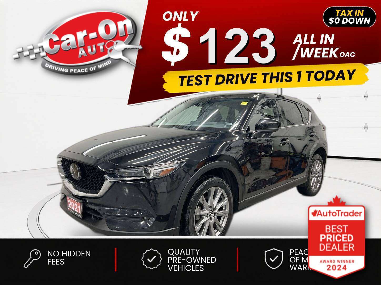 Black 2021 Mazda CX-5 GT AWD SUV / Crossover Automatic