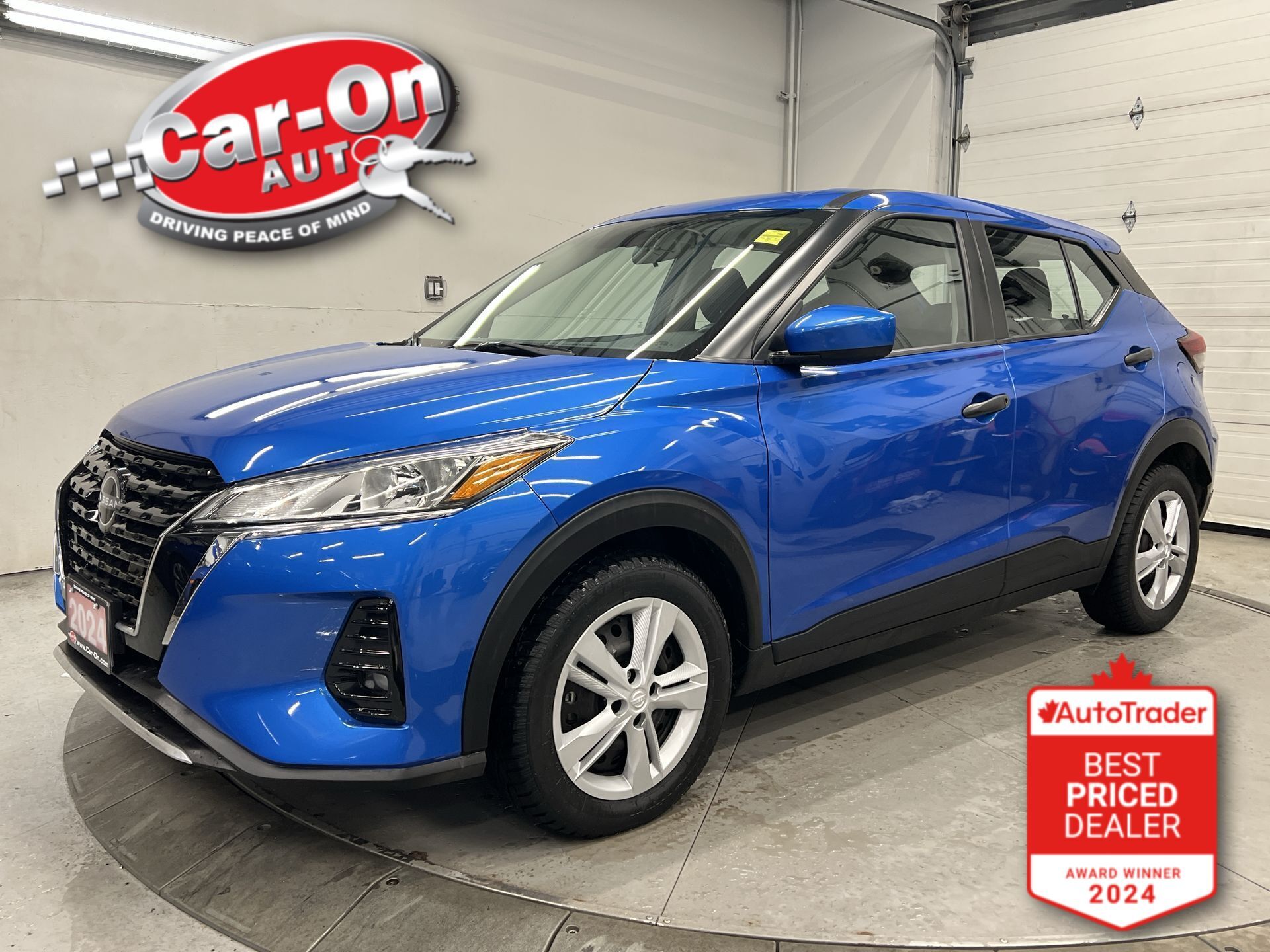 Blue 2024 Nissan Kicks S FWD SUV / Crossover Front-Wheel Drive Automatic