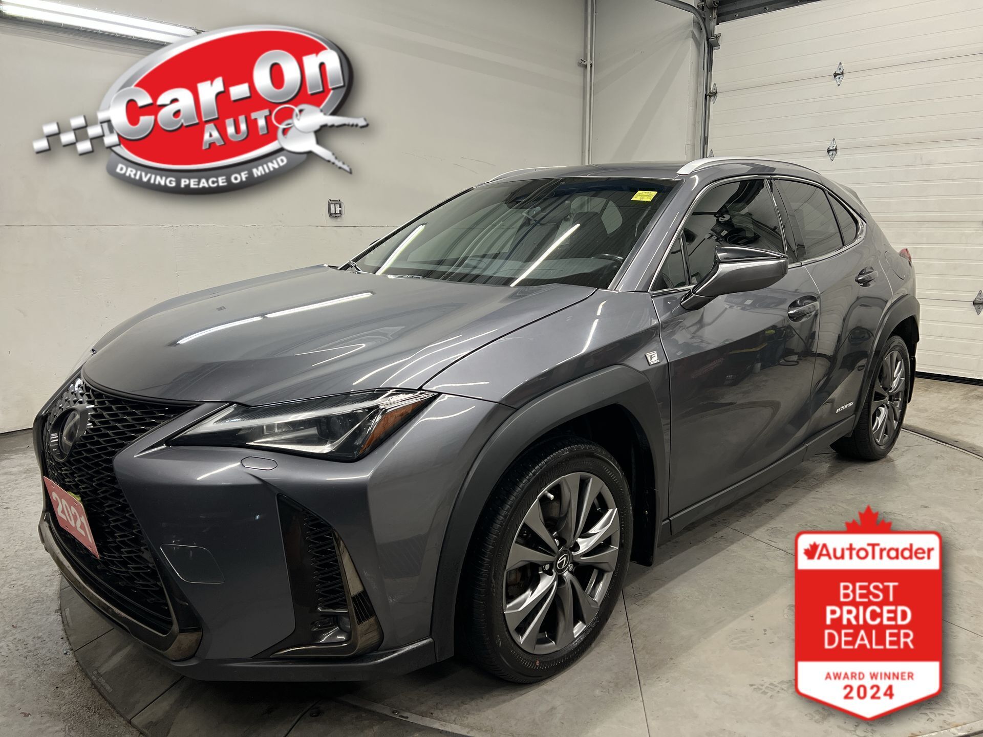 Gray 2021 Lexus UX Hybrid 250h AWD SUV / Crossover All-Wheel Drive Automatic